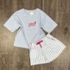 Pyjama Short " Bleu " demi manche