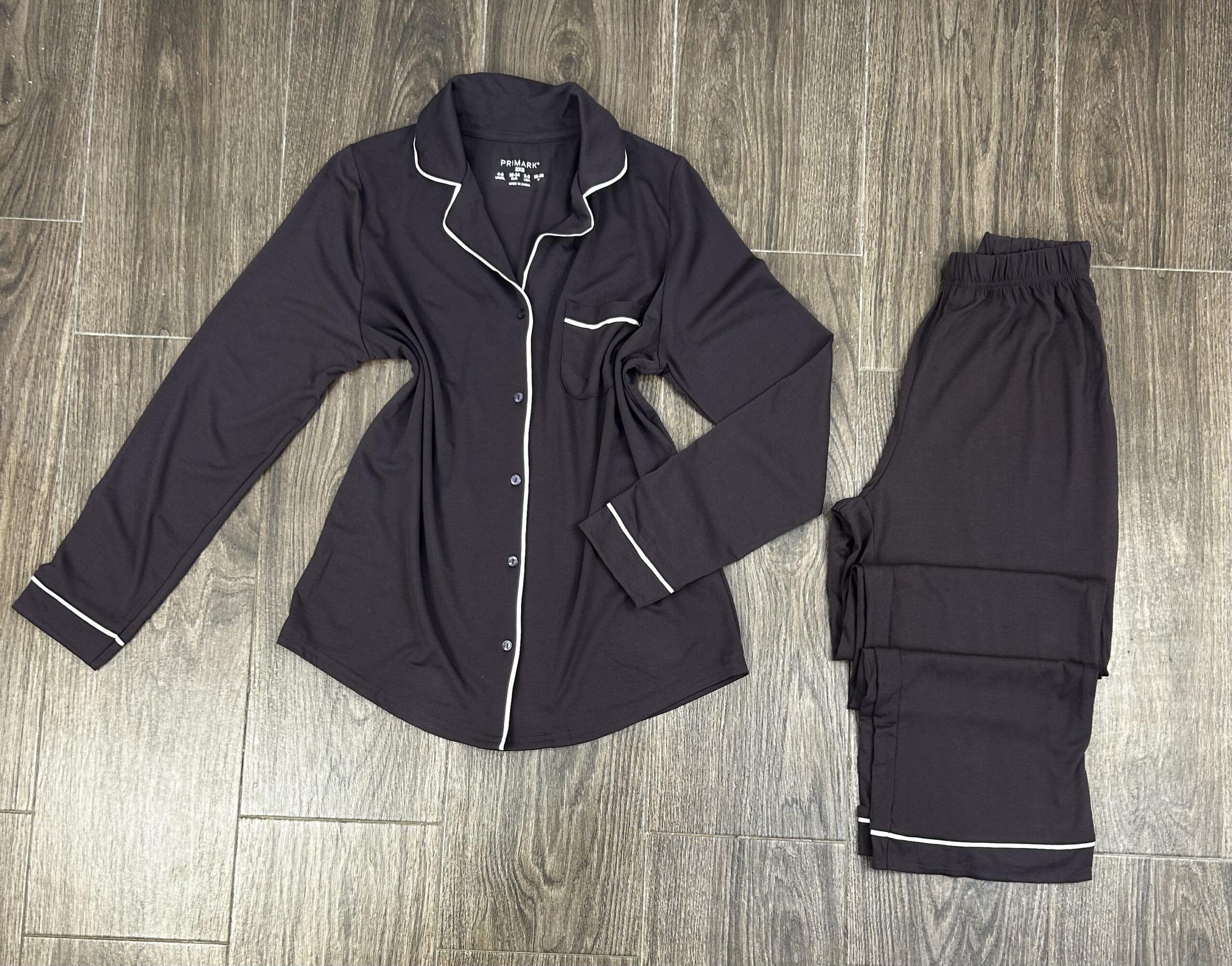 Pyjama Boutonnée " Marron " Manche longue