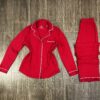 Pyjama Boutonnée " Rouge " Manche longue