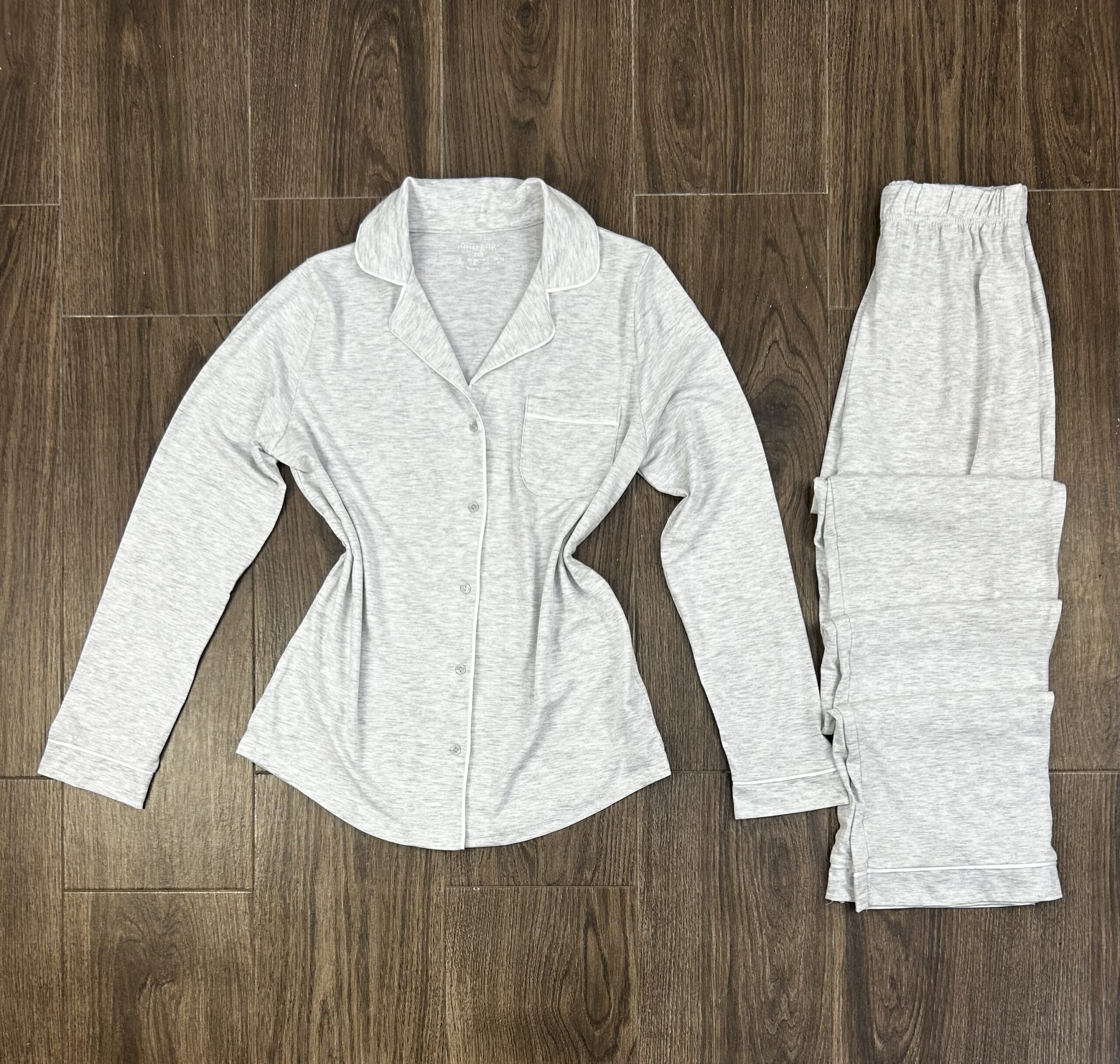 Pyjama Boutonnée " Gris " Manche longue