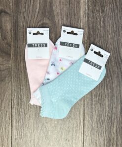 Pack de 3 socquette Tress