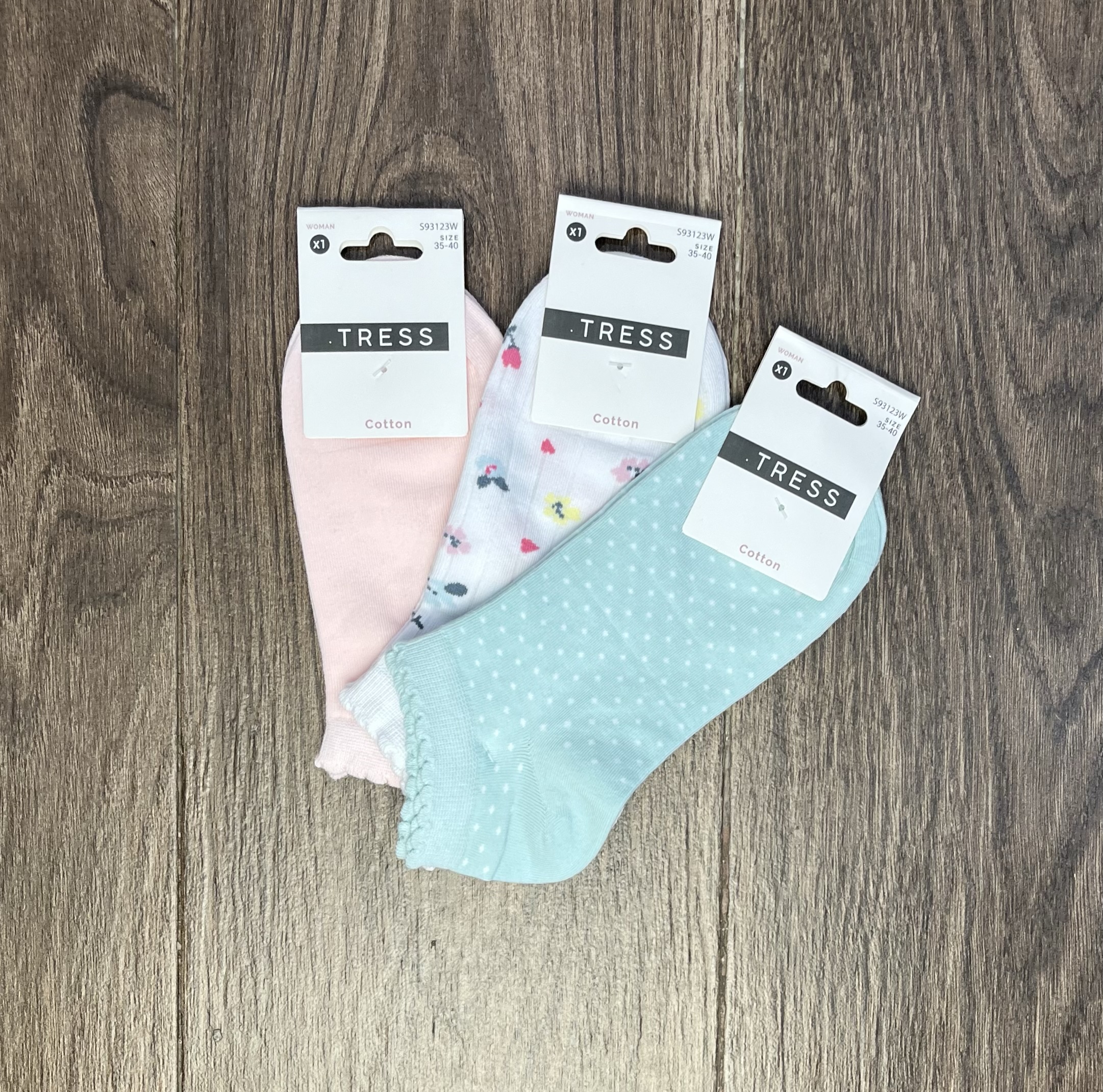 Pack de 3 socquette Tress