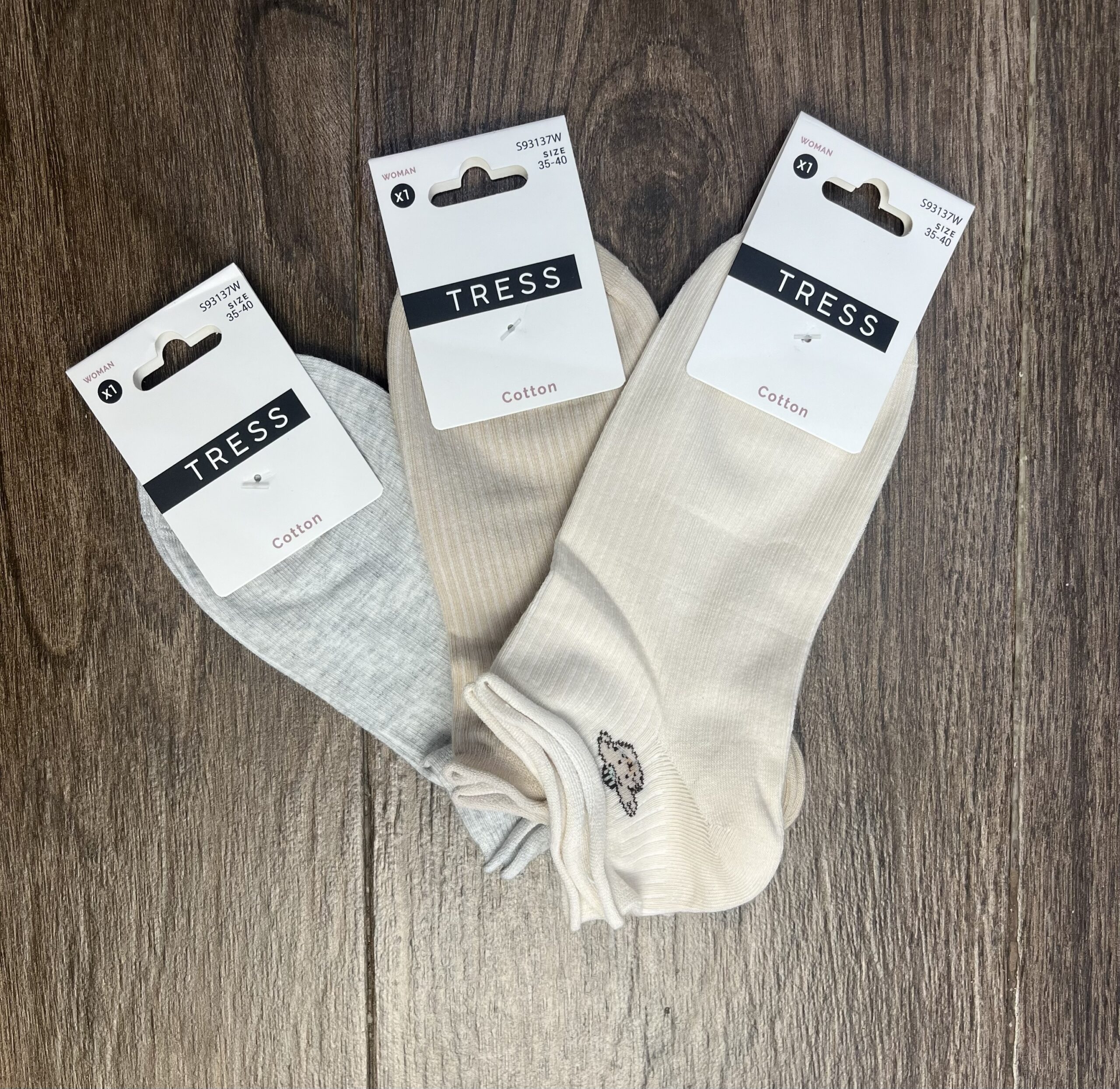 Pack de 3 socquette Tress