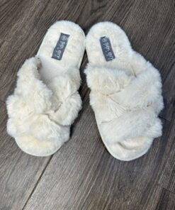 Pantoufle en fourrure " Beige "