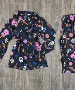 Pyjama boutonnée ‘ Noir Pixar ´ manche longue