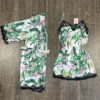 Ensemble Nuisette Peignoir " Vert "