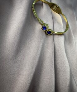 Bracelet En Acier Inoxydable " Etoile Bleu "