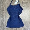 Bustier A Bretelle " Bleu Nuit " En Cotton