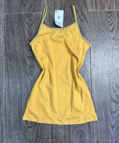 Bustier A Bretelle " Orange " En Cotton