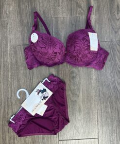 Ensemble Soutien Culotte ‘ Aubergine ‘