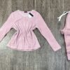 Pyjama Manche Longue " Rose "