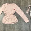 Pyjama Manche Longue " Rose  "