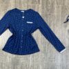 Pyjama Manche Longue " Bleu " Boutonnée