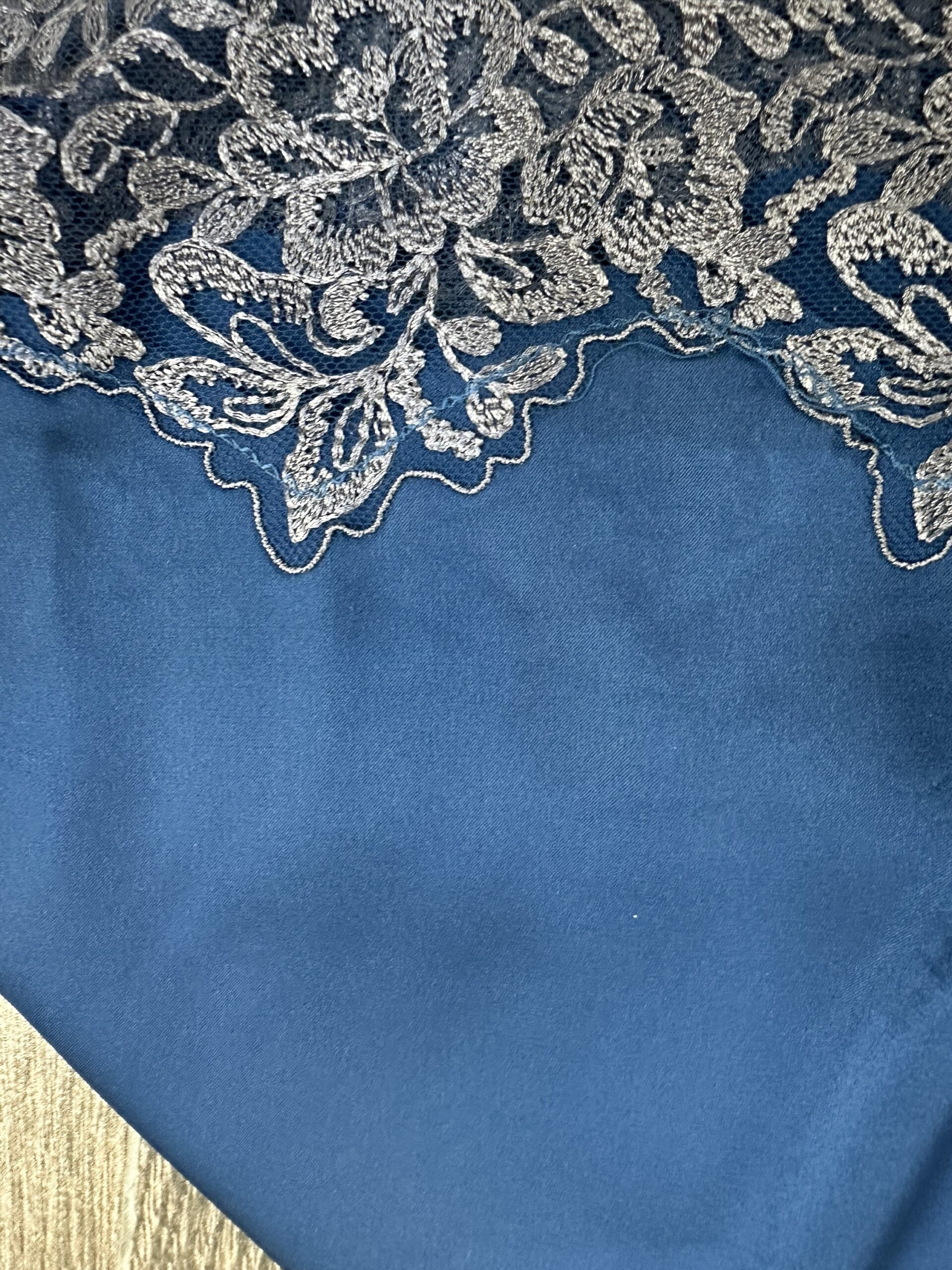 Ensemble nuisette peignoir ‘ Bleu-Vert ‘ – Image 2