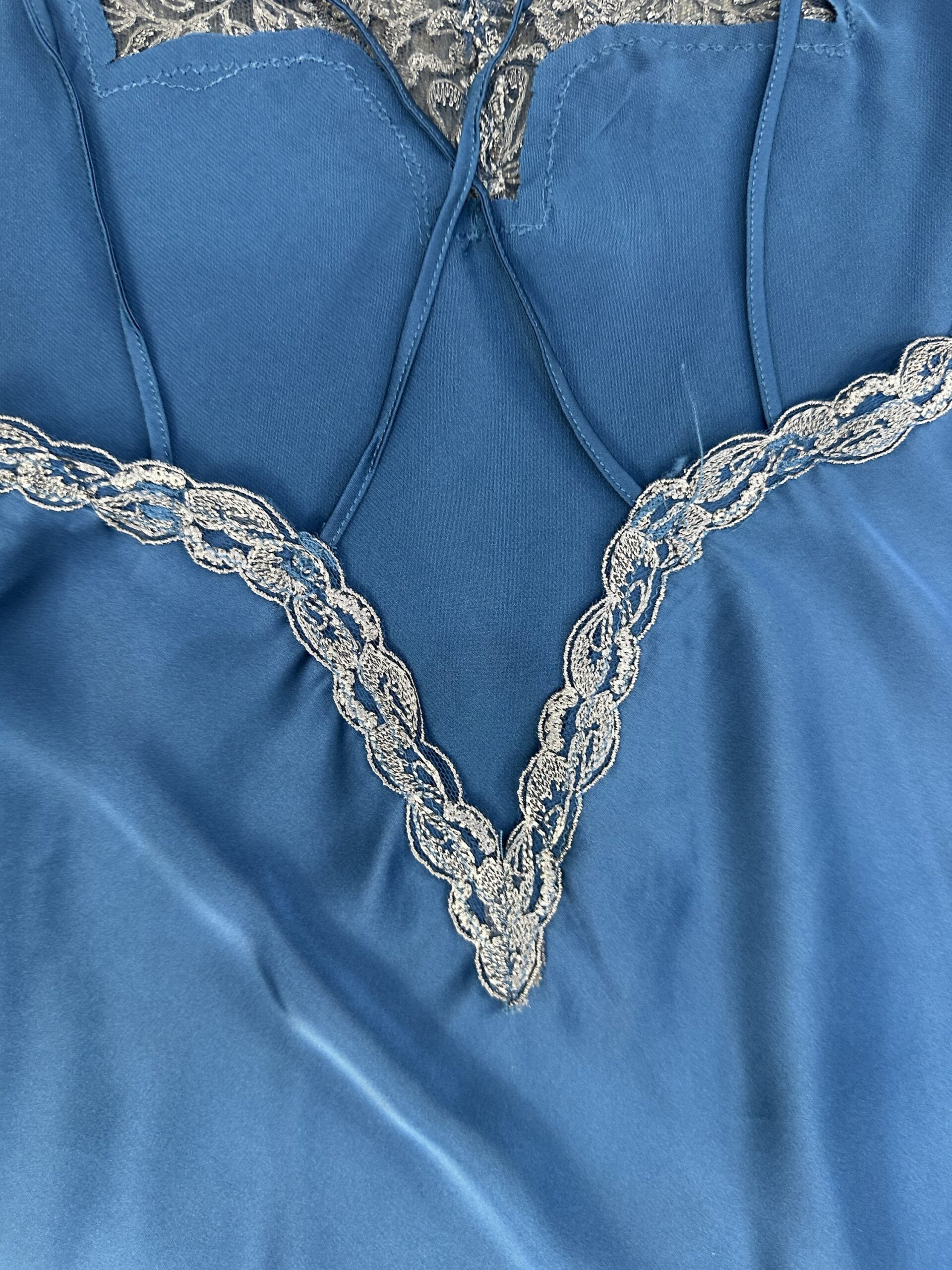 Ensemble nuisette peignoir ‘ Bleu-Vert ‘ – Image 3